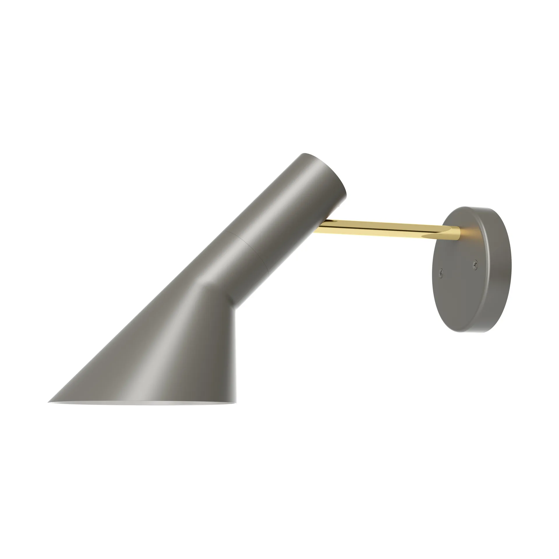 Applique murale AJ installation fixe sans interrupteur, Brass-warm grey Louis Poulsen