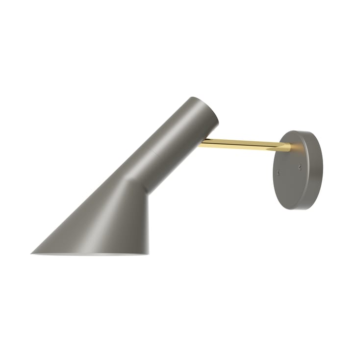 Applique murale AJ installation fixe sans interrupteur - Brass-warm grey - Louis Poulsen