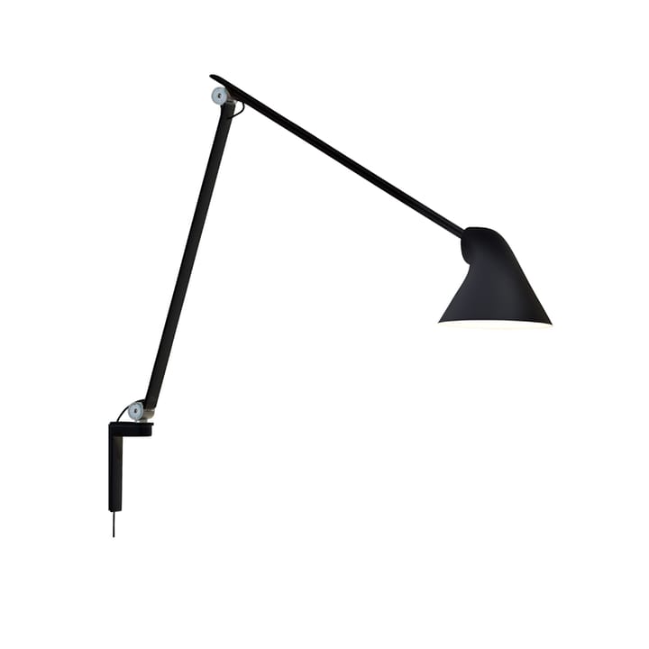 Applique murale NJP - Noir, bras long, LED, 3000k - Louis Poulsen