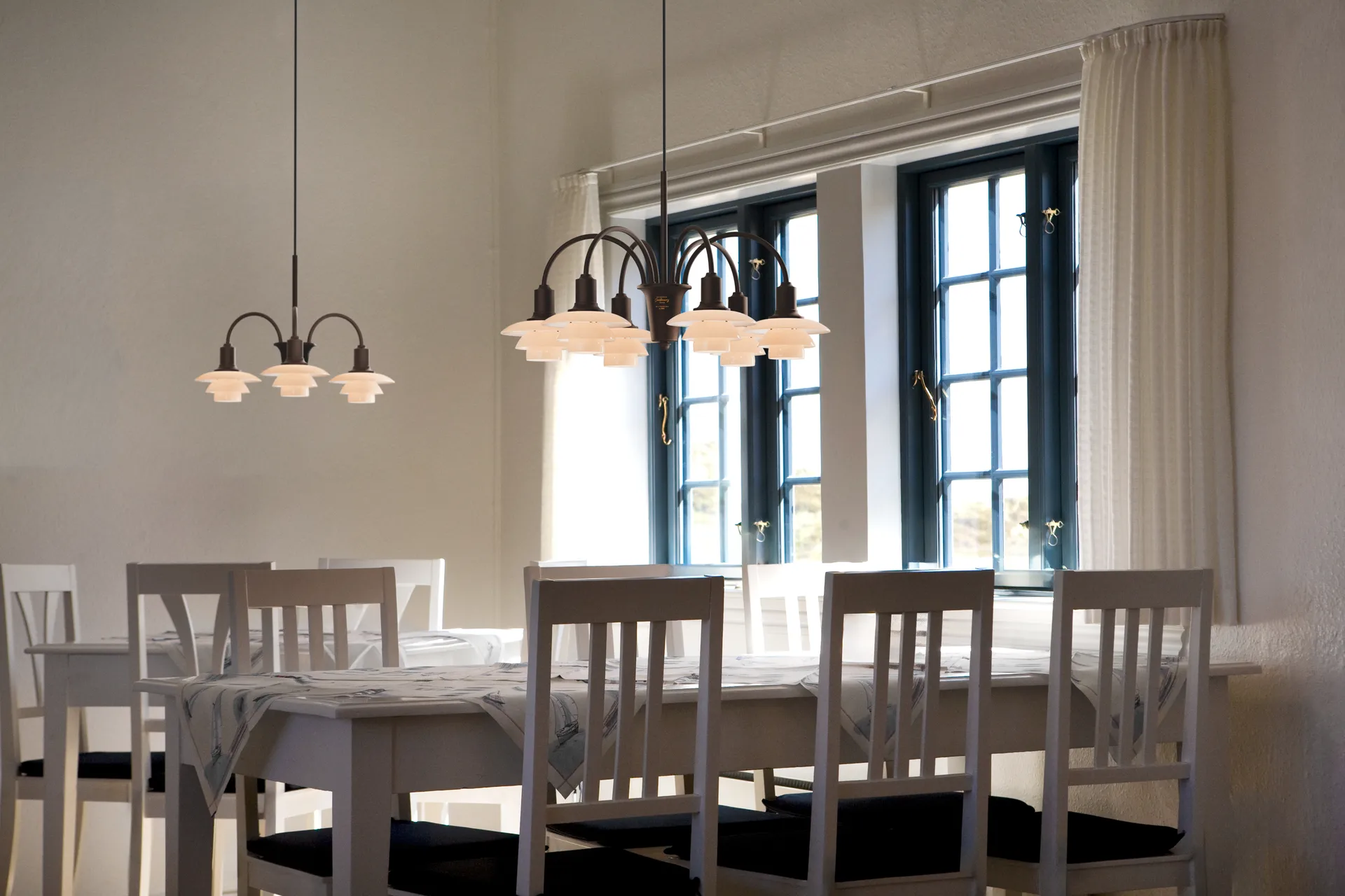 Chandelier PH 1/1 Centenary Edition lustre, Brass-dusty terracotta, 3 bras Louis Poulsen