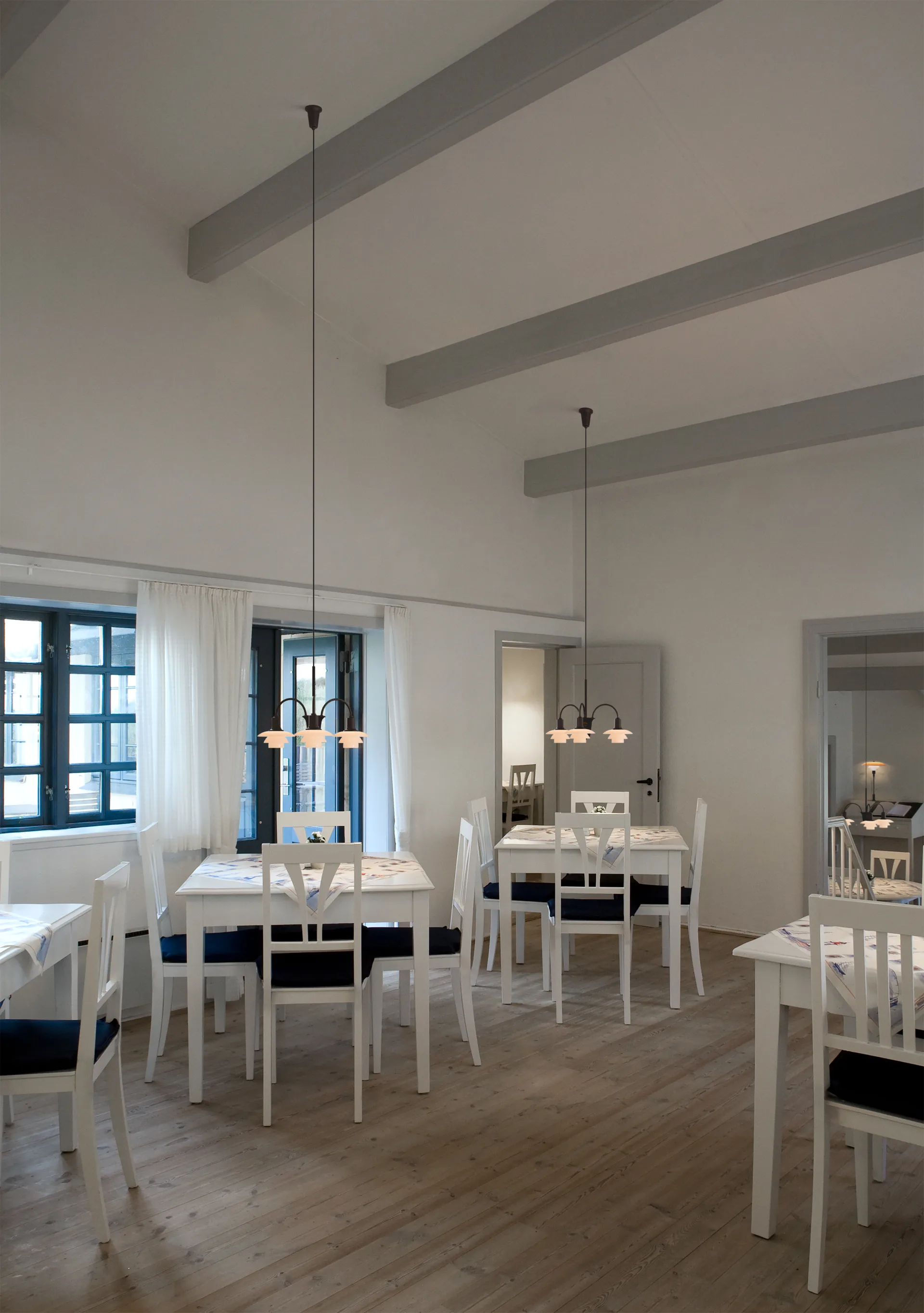 Chandelier PH 1/1 Centenary Edition lustre, Brass-dusty terracotta, 3 bras Louis Poulsen