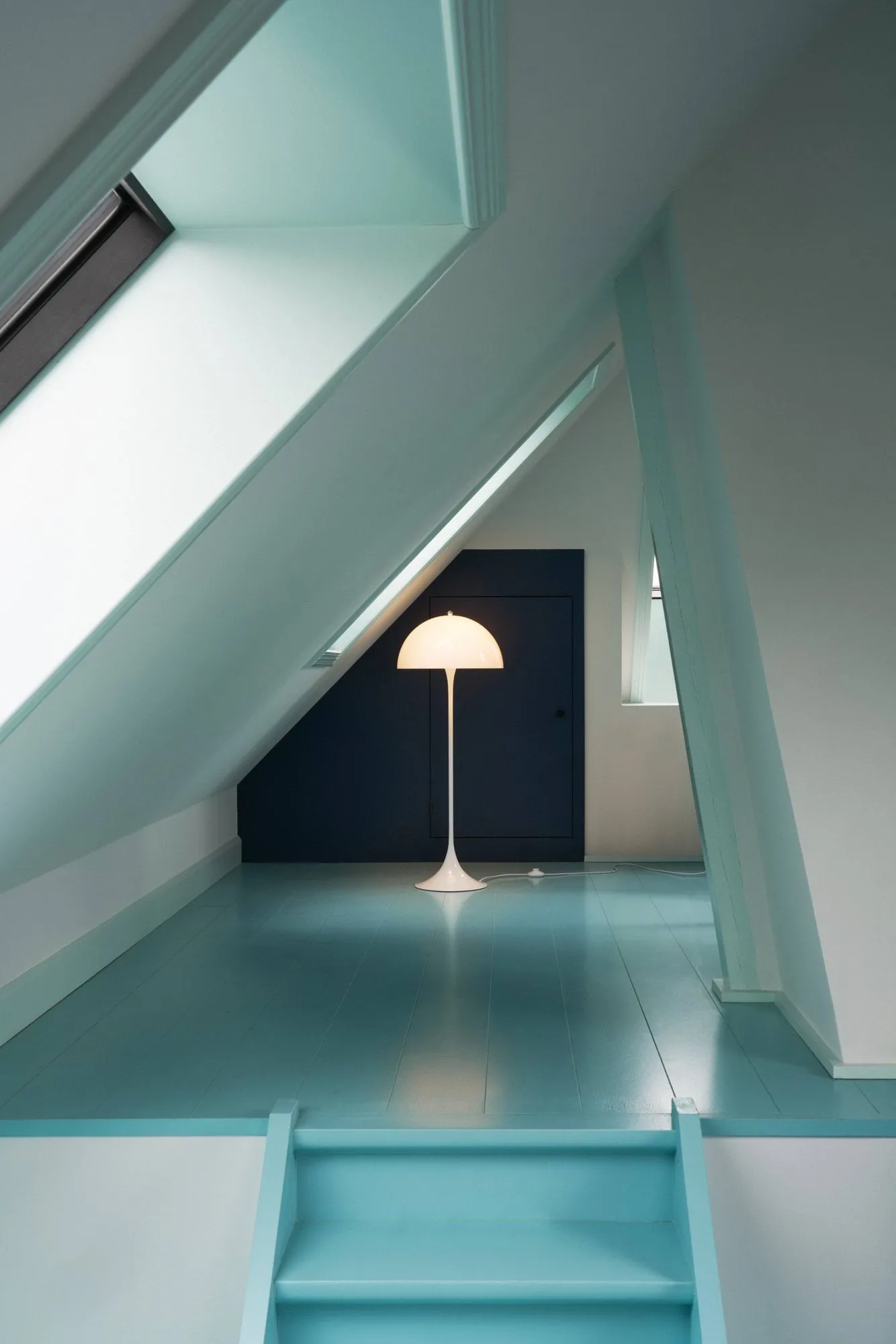 Lampadaire Panthella 400, Opal white Louis Poulsen