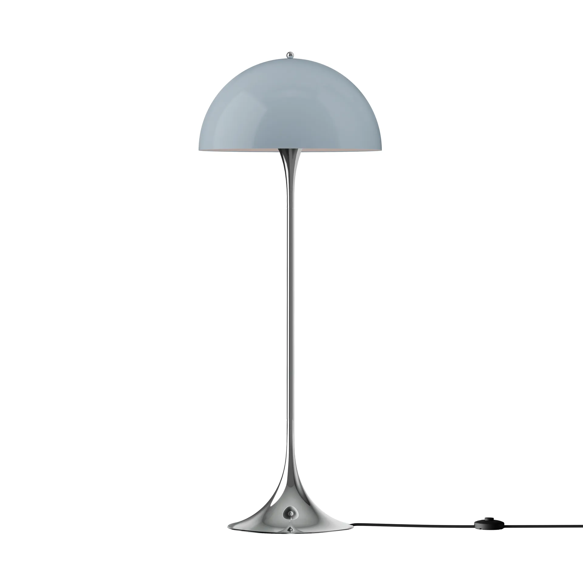 Lampadaire Panthella 500, Original opal blue grey Louis Poulsen