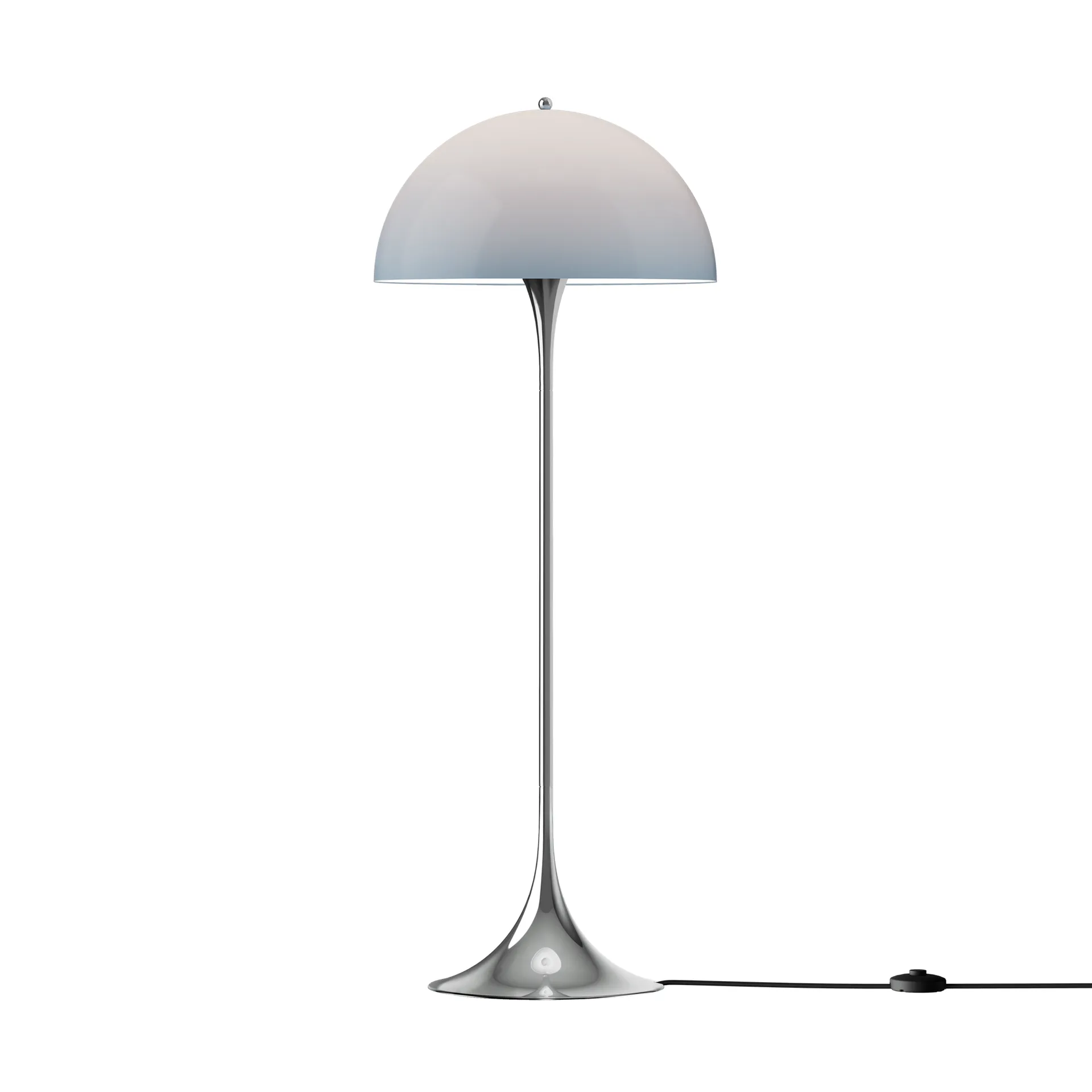 Lampadaire Panthella 500, Original opal blue grey Louis Poulsen