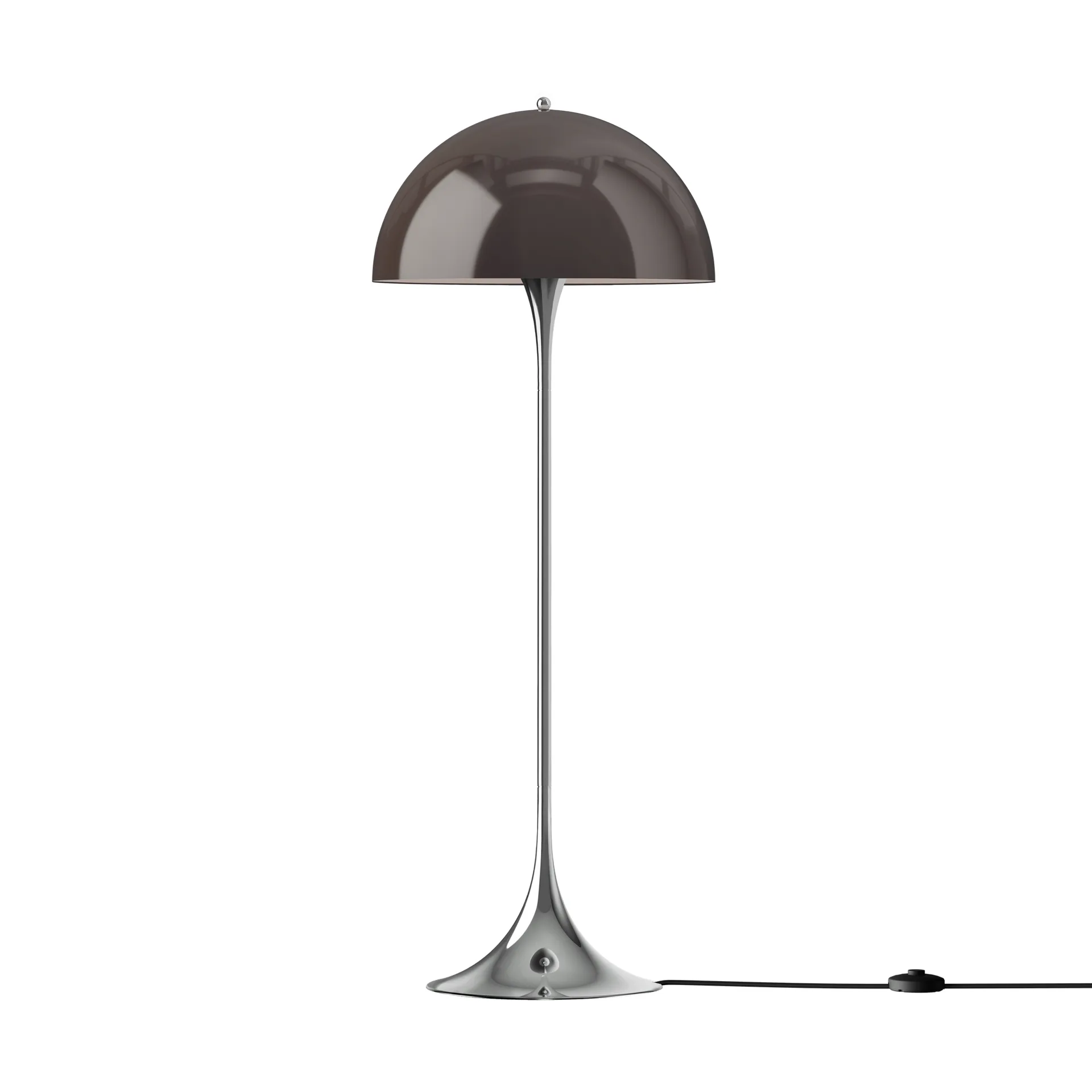 Lampadaire Panthella 500, Original opal brown Louis Poulsen