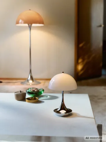 Lampadaire Panthella 500 - Original opal brown - Louis Poulsen