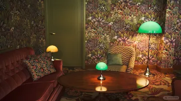 Lampadaire Panthella 500 - Original opal green - Louis Poulsen