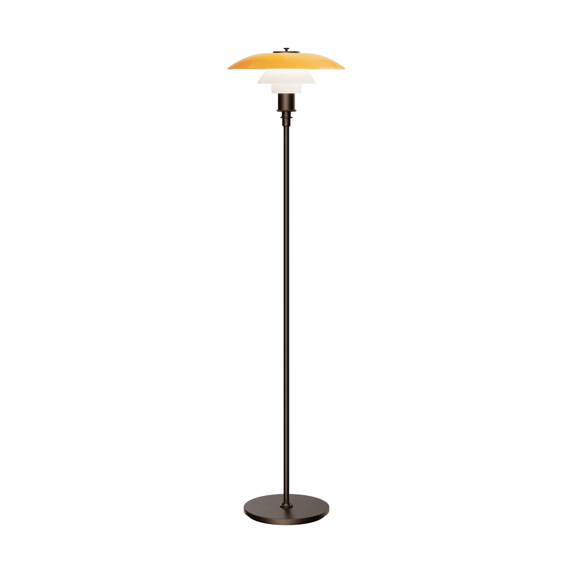 Lampadaire PH 3½-2½ Centenary Edition, Amber-opal white Louis Poulsen