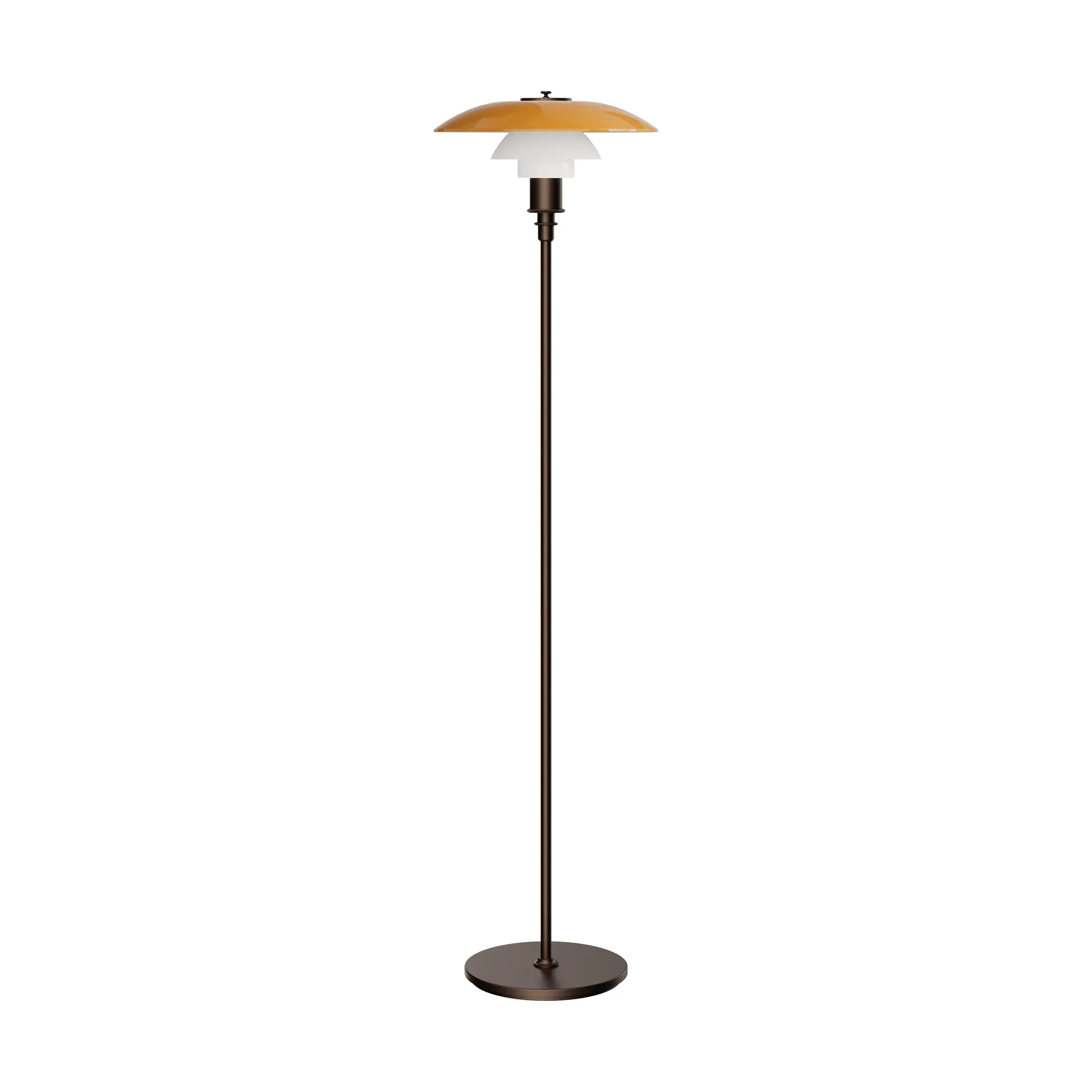 Lampadaire PH 3½-2½ Centenary Edition, Amber-opal white Louis Poulsen