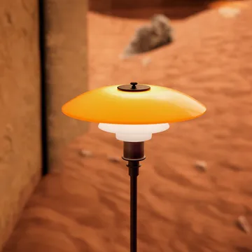 Lampadaire PH 3½-2½ Centenary Edition - Amber-opal white - Louis Poulsen