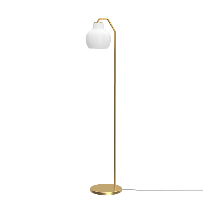 Lampadaire VL Ring Crown - Laiton-verre opale - Louis Poulsen