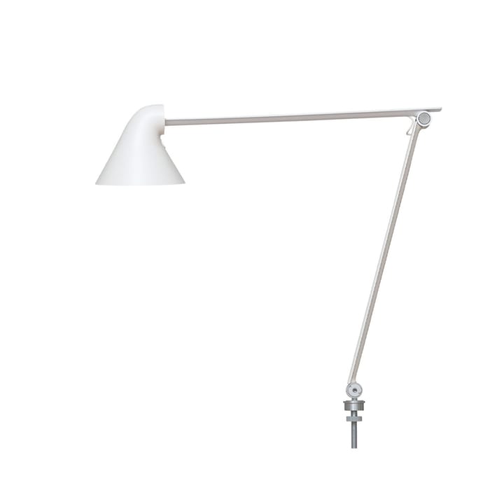 Lampe de bureau NJP - Blanc, épingle ø10 cm, 3000k - Louis Poulsen