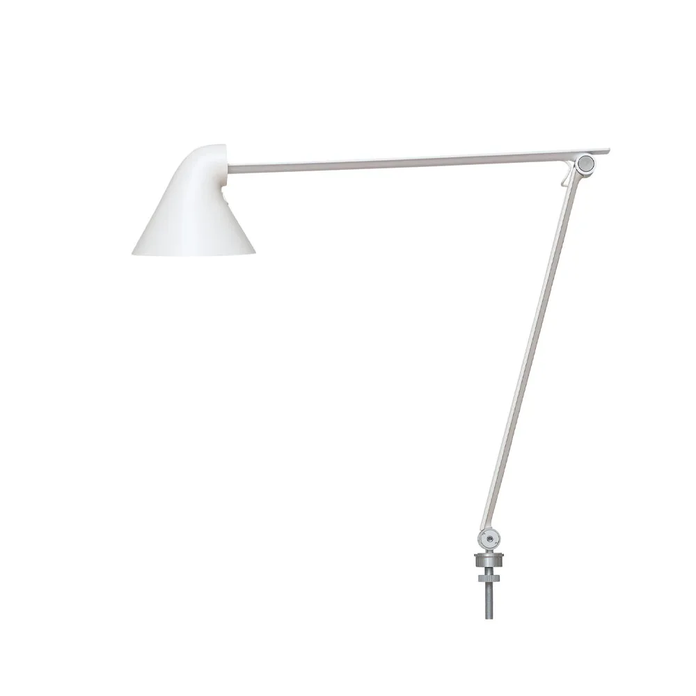 Lampe de bureau NJP, Blanc, épingle ø40 cm, 2700k Louis Poulsen