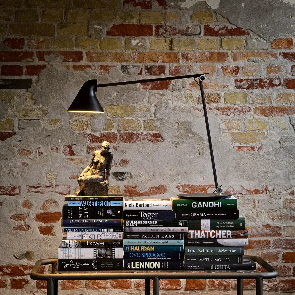 Lampe de bureau NJP, Blanc, épingle ø40 cm, 2700k Louis Poulsen