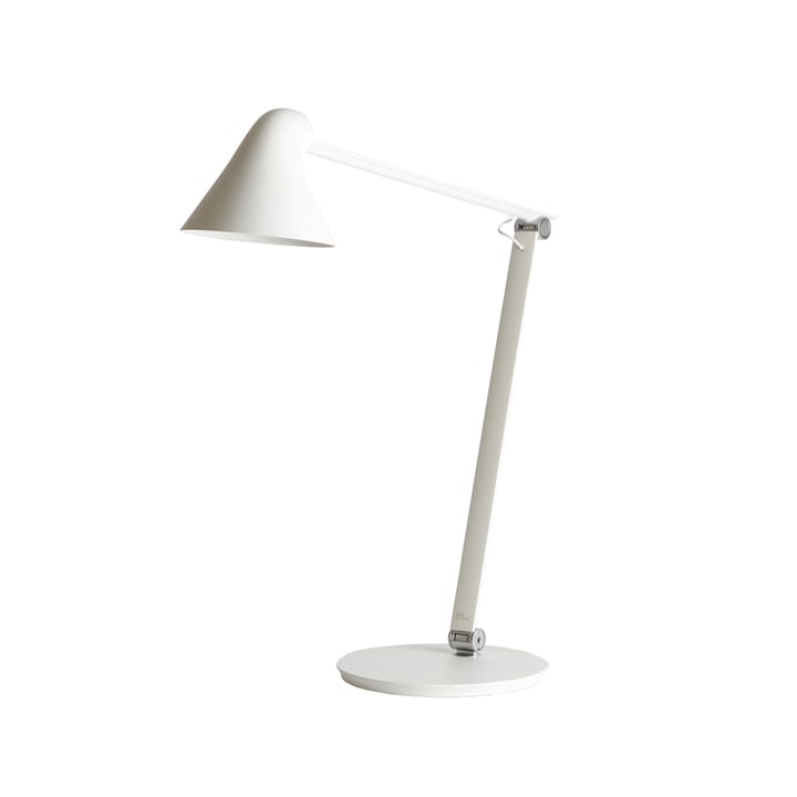 Lampe de bureau NJP - Blanc, repose-pieds, 3000k - Louis Poulsen