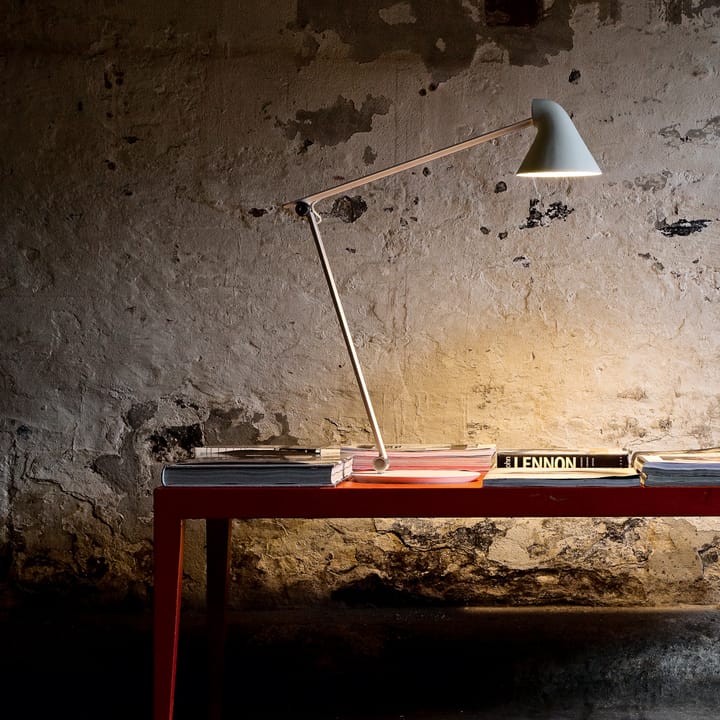 Lampe de bureau NJP - Gris clair, épingle, 3000k - Louis Poulsen