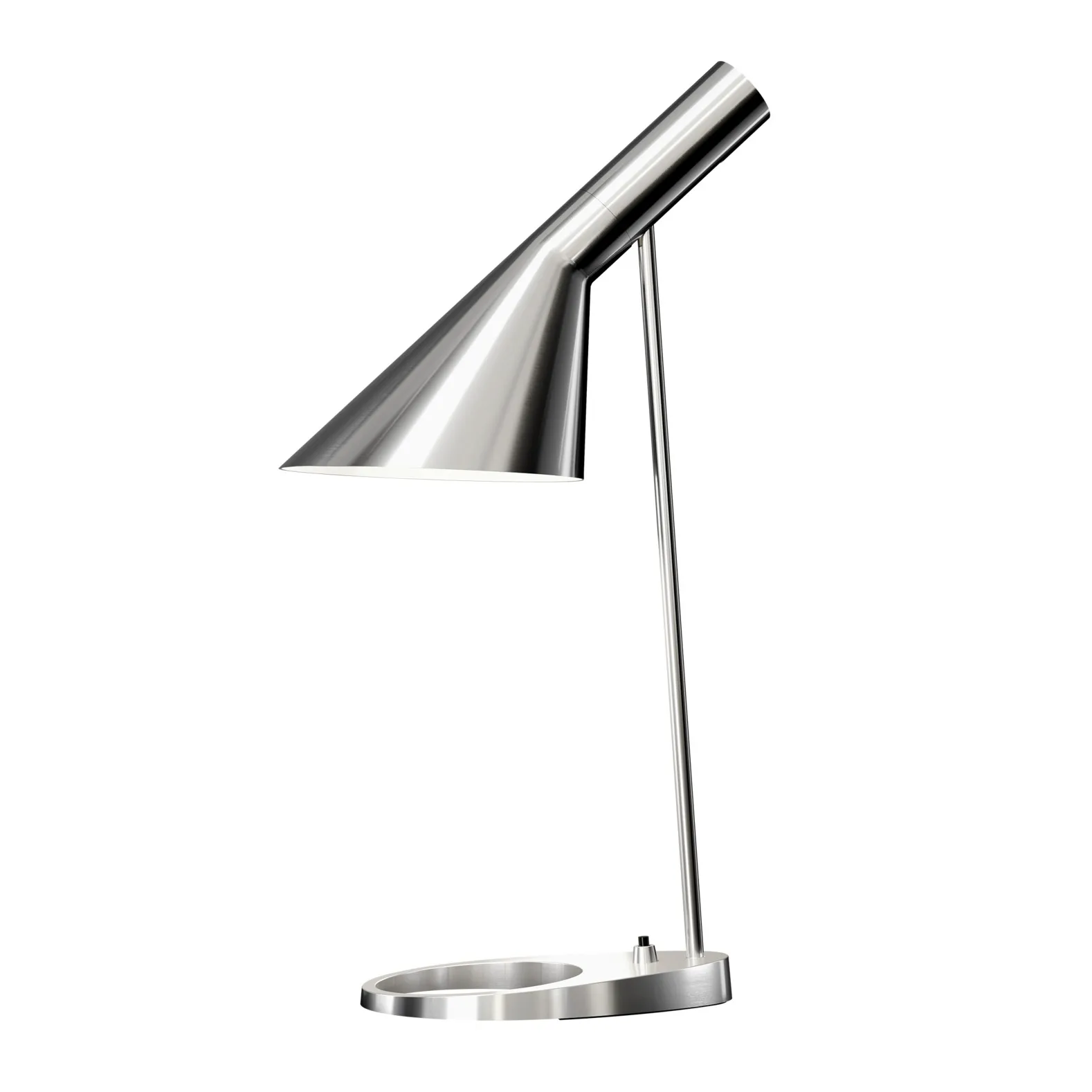 Lampe de table AJ, Acier inoxydable poli Louis Poulsen