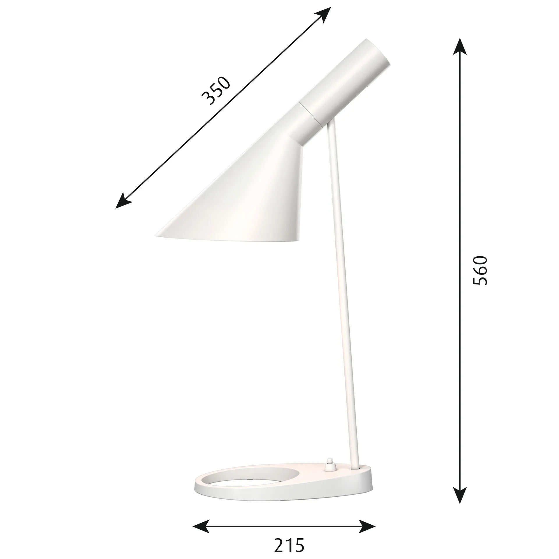 Lampe de table AJ, Blanc Louis Poulsen