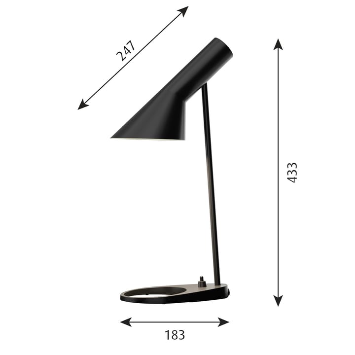 Lampe de table AJ MINI - Noir - Louis Poulsen