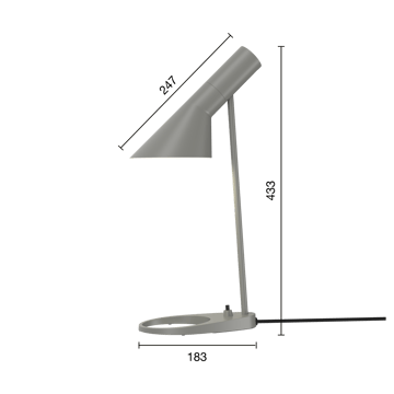 Lampe de table AJ MINI - Warm grey - Louis Poulsen