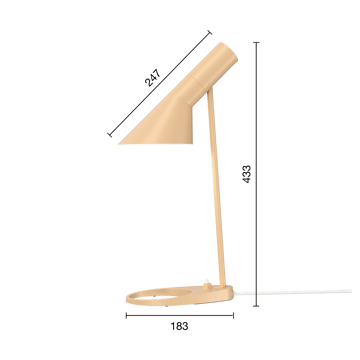 Lampe de table AJ MINI - Warm sand - Louis Poulsen