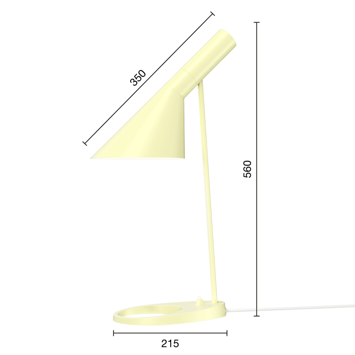 Lampe de table AJ - Soft lemon - Louis Poulsen