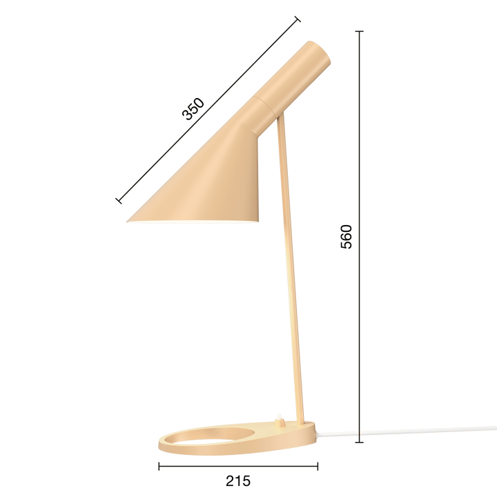 Lampe de table AJ, Warm sand Louis Poulsen