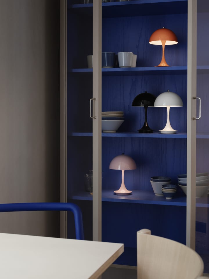 Lampe de table Panthella 160 Portable métal, Orange Louis Poulsen