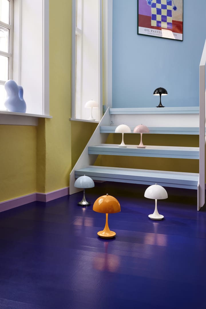 Lampe de table Panthella 160 Portable métal, Orange Louis Poulsen