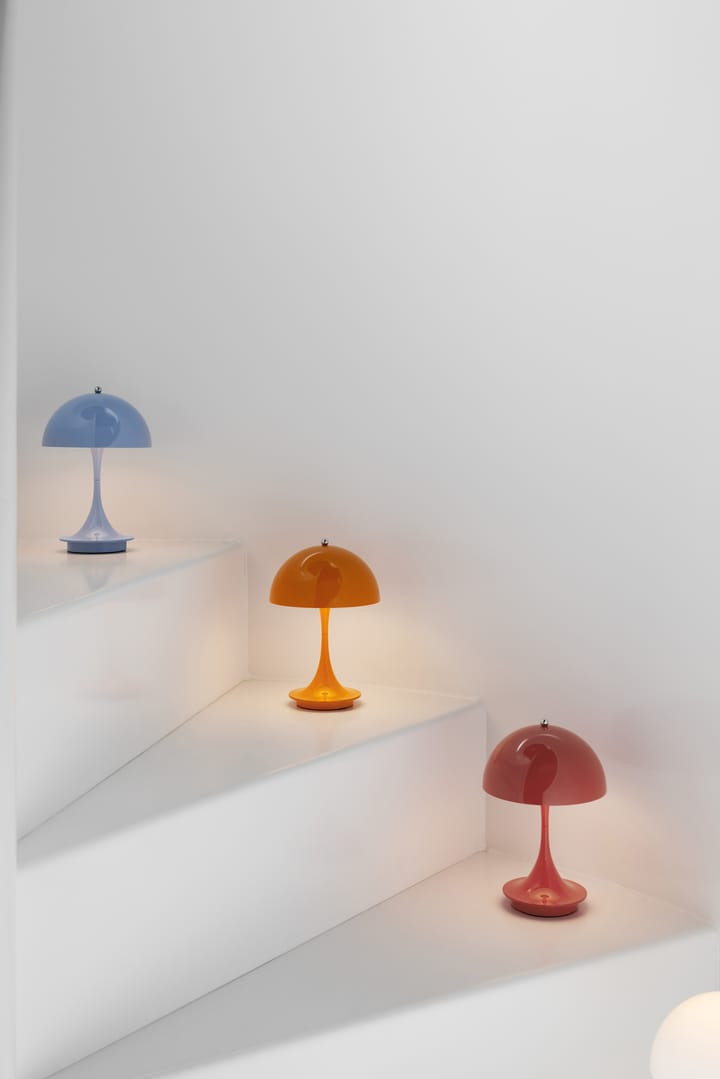 Lampe de table Panthella 160 Portable métal, Orange Louis Poulsen
