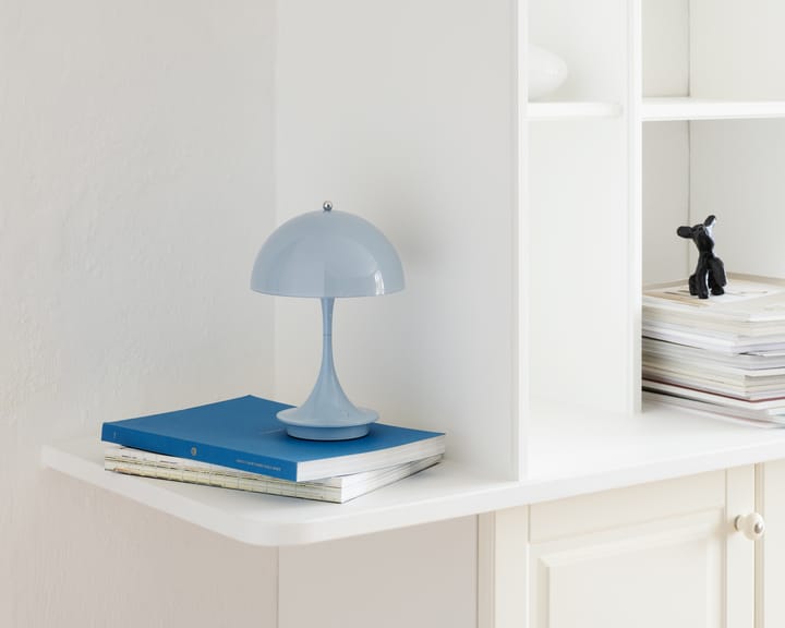 Lampe de table Panthella 160 Portable - Pale blue - Louis Poulsen