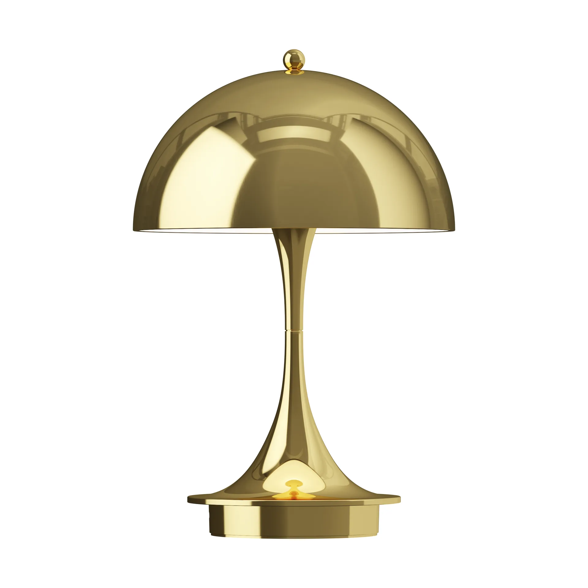 Lampe de table Panthella 160 Portable v3, Brass metallised Louis Poulsen
