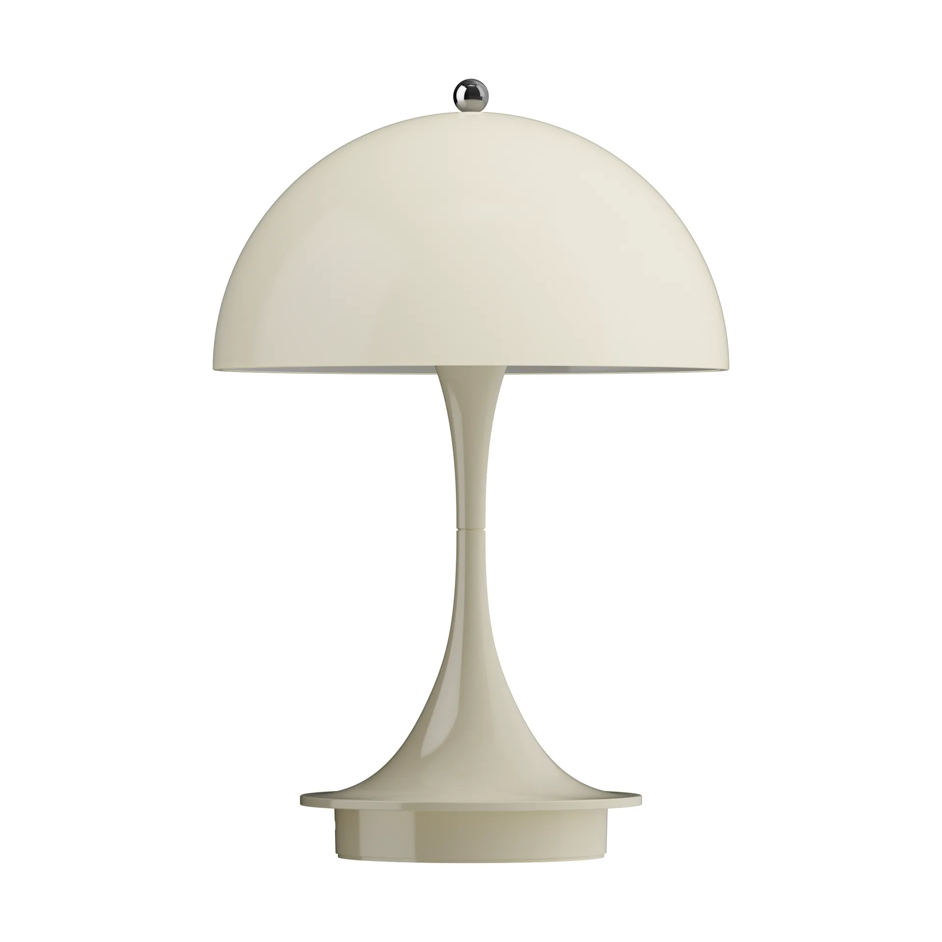 Lampe de table Panthella 160 Portable v3, Opal beige Louis Poulsen