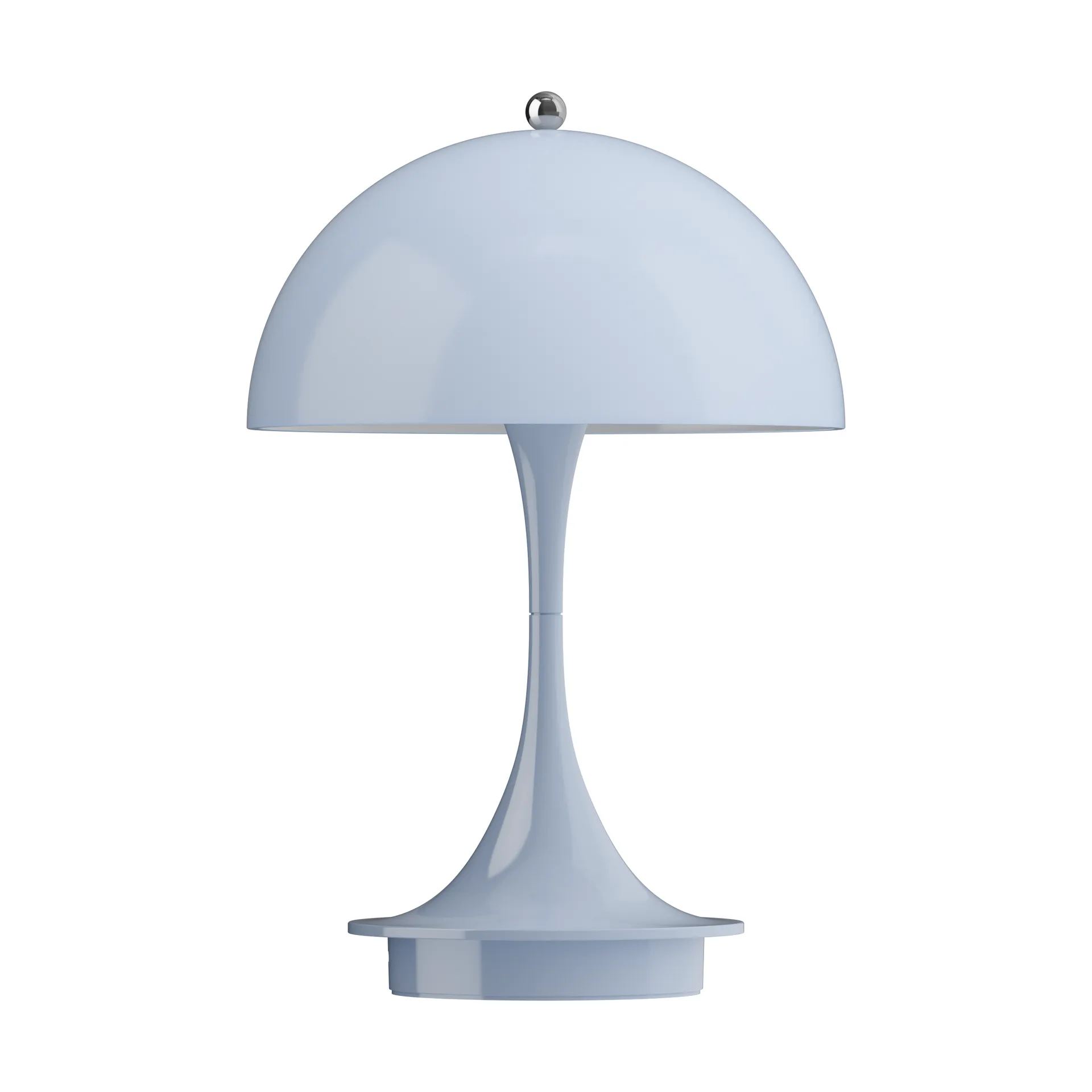 Lampe de table Panthella 160 Portable v3, Opal pale blue Louis Poulsen