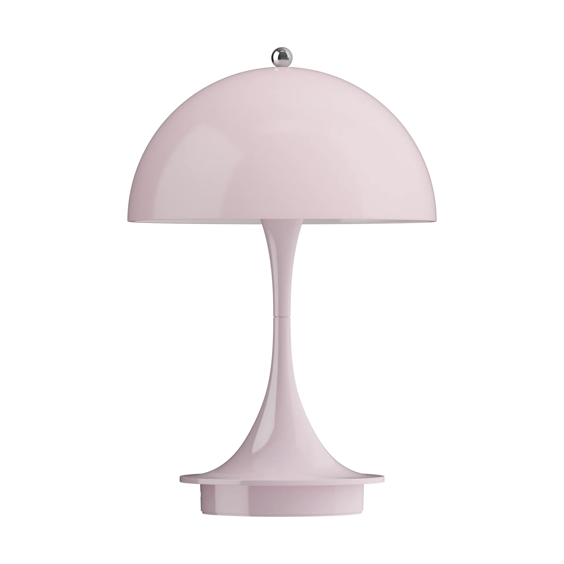 Lampe de table Panthella 160 Portable v3, Opal pale rose Louis Poulsen