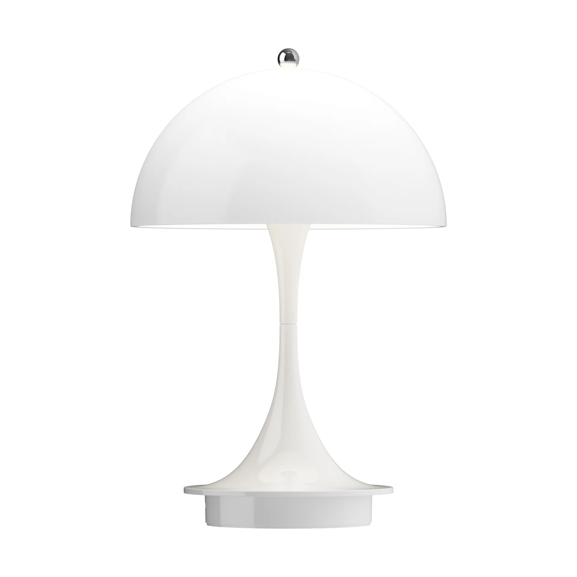 Lampe de table Panthella 160 Portable v3, Opal white Louis Poulsen