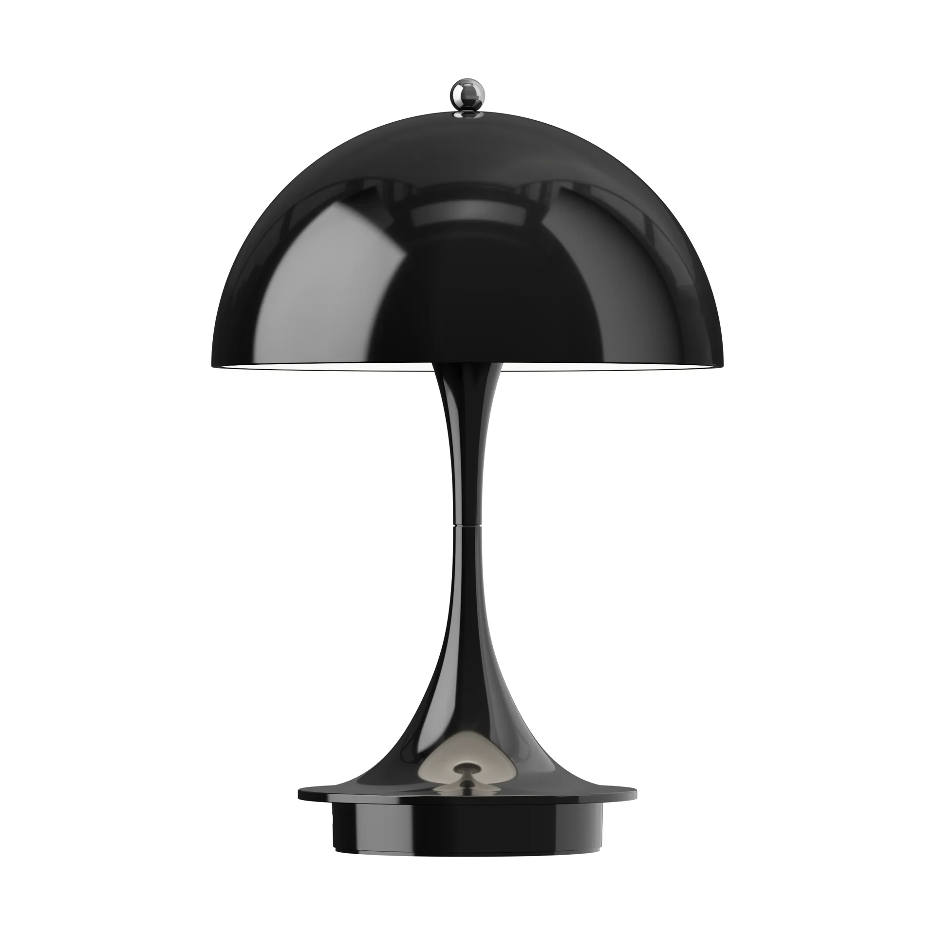 Lampe de table Panthella 160 Portable v3, Opaque black Louis Poulsen