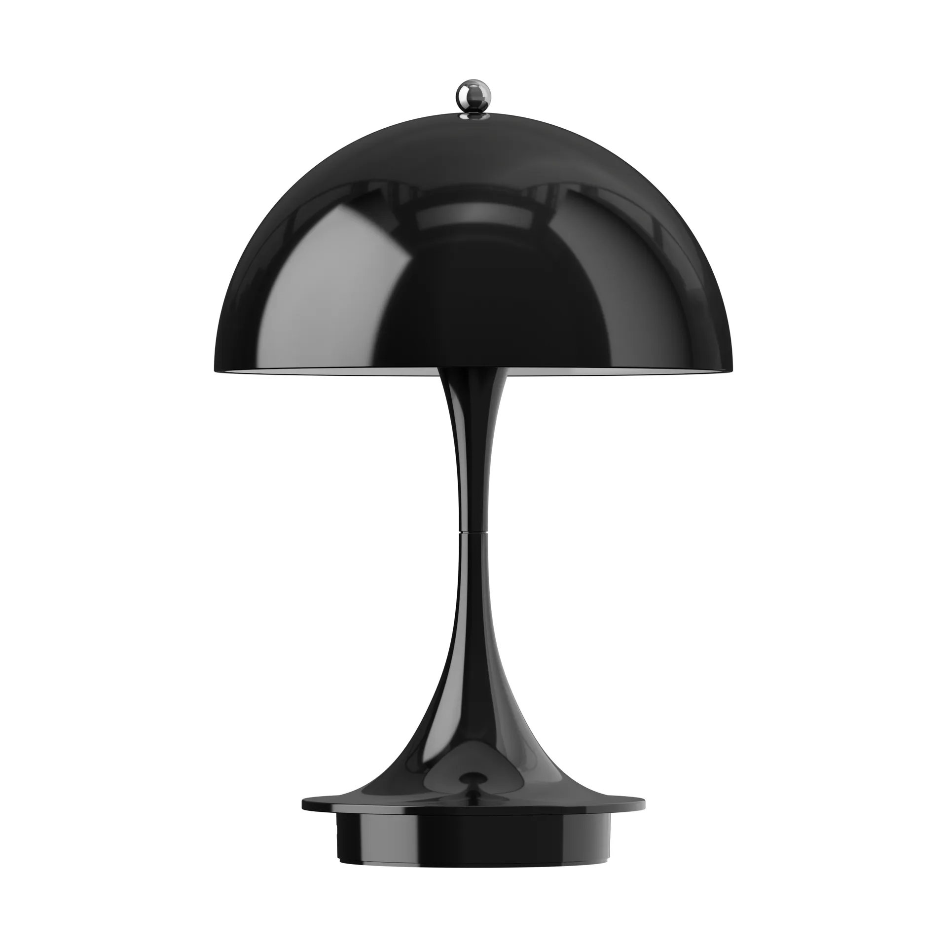 Lampe de table Panthella 160 Portable v3, Opaque black Louis Poulsen