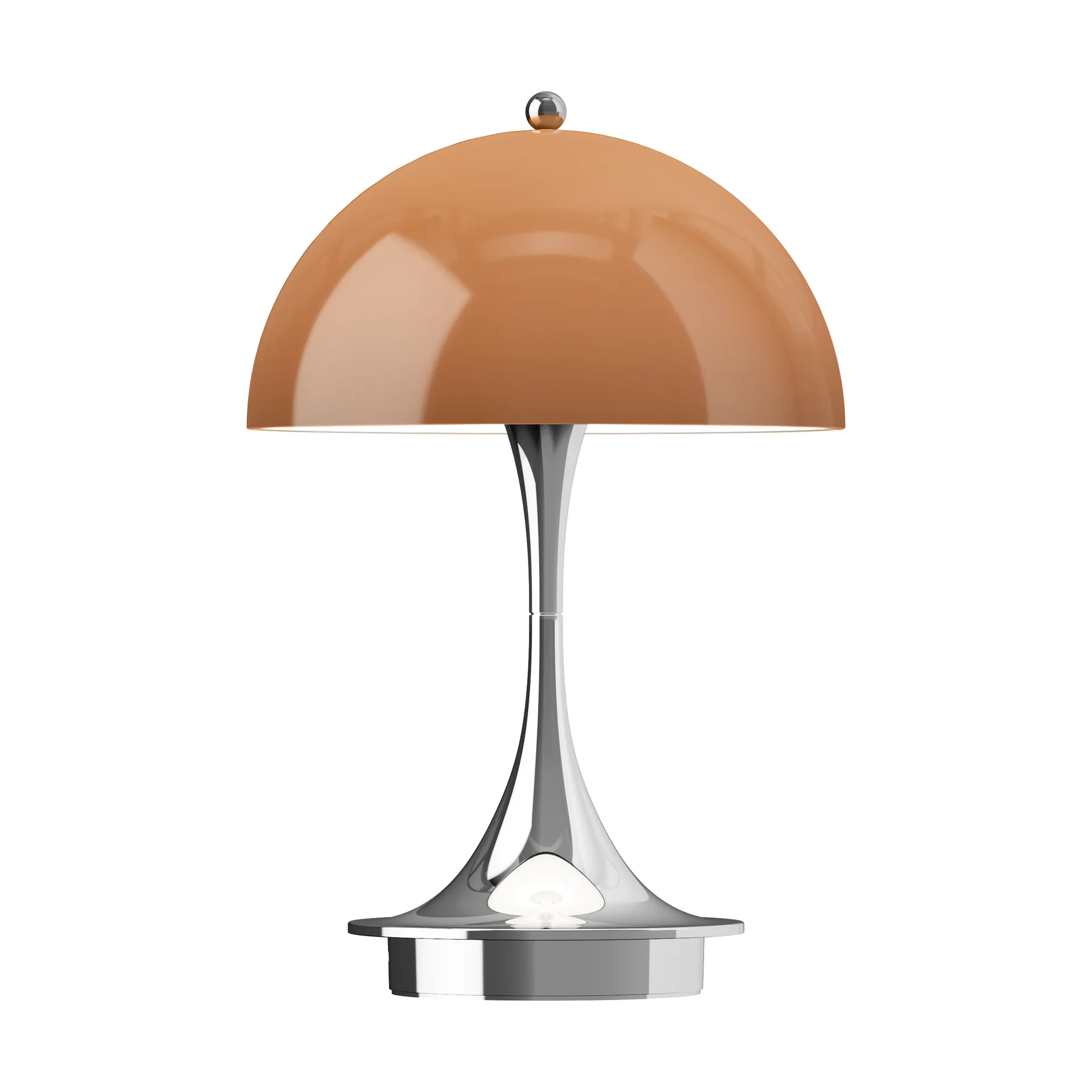 Lampe de table Panthella 160 Portable v3, Original Opal Brown Louis Poulsen