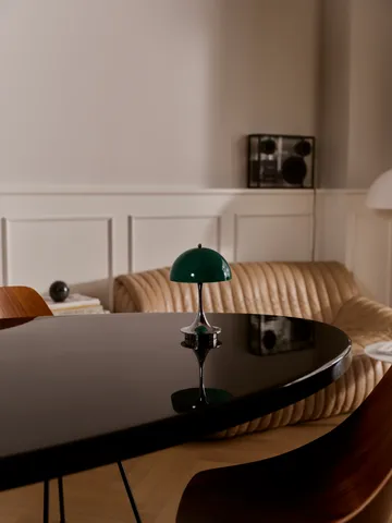 Lampe de table Panthella 160 Portable v3 - Original Opal Green - Louis Poulsen