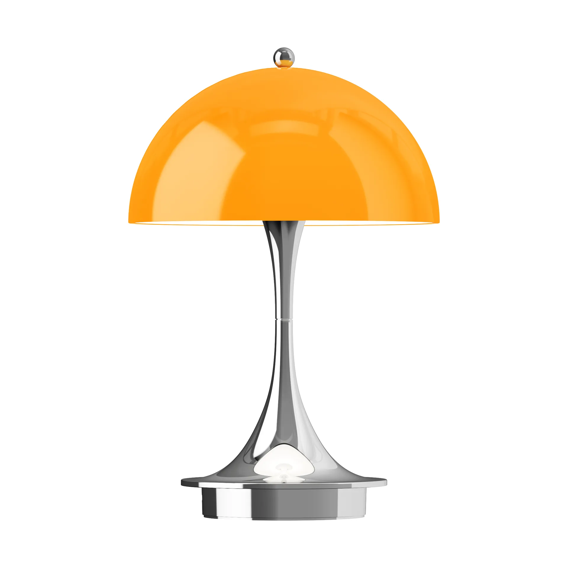 Lampe de table Panthella 160 Portable v3, Original Opal Orange Louis Poulsen
