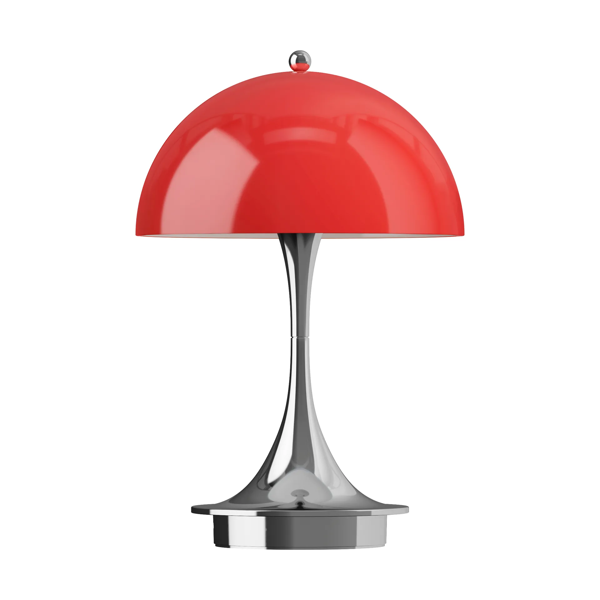 Lampe de table Panthella 160 Portable v3, Original Opal Red Louis Poulsen