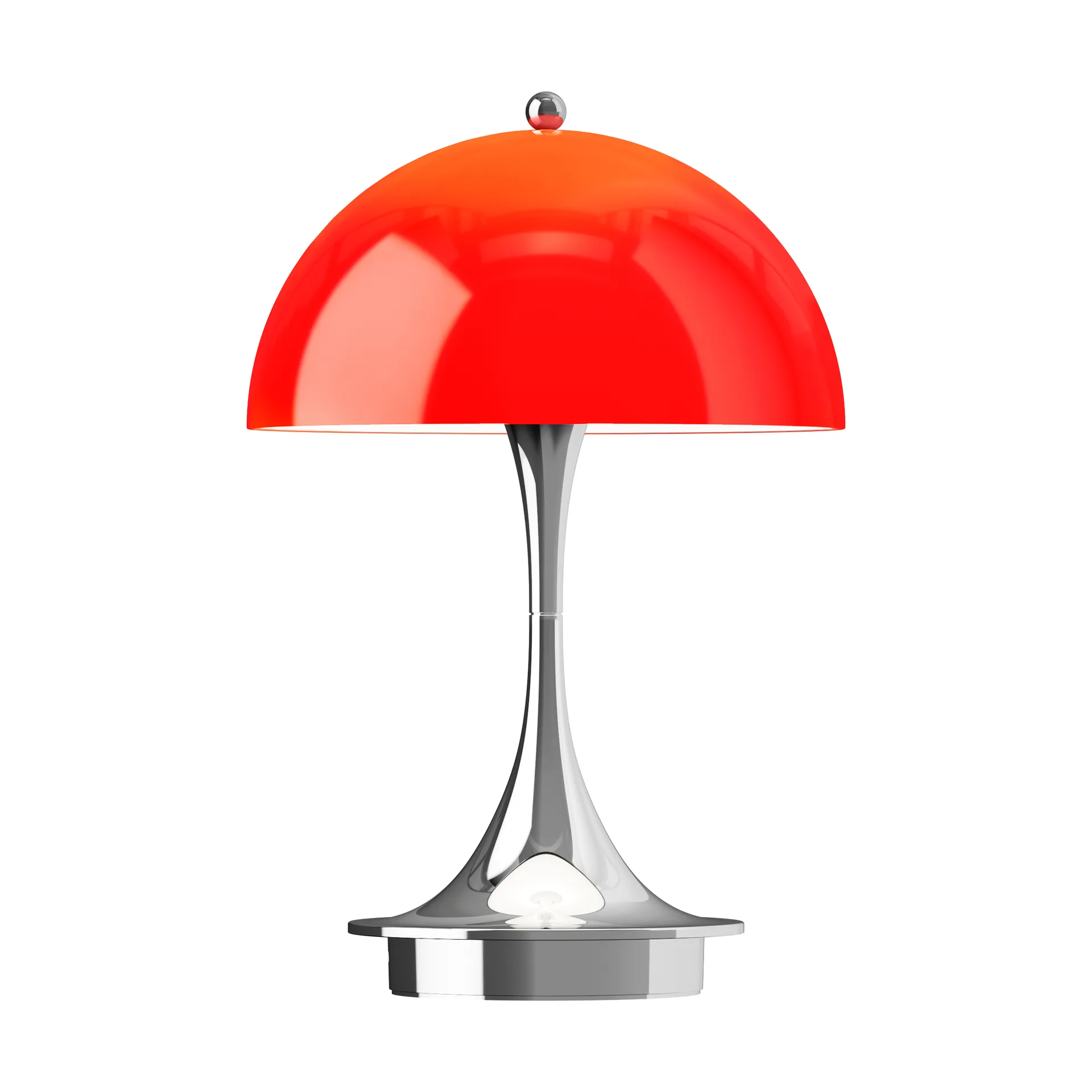 Lampe de table Panthella 160 Portable v3, Original Opal Red Louis Poulsen