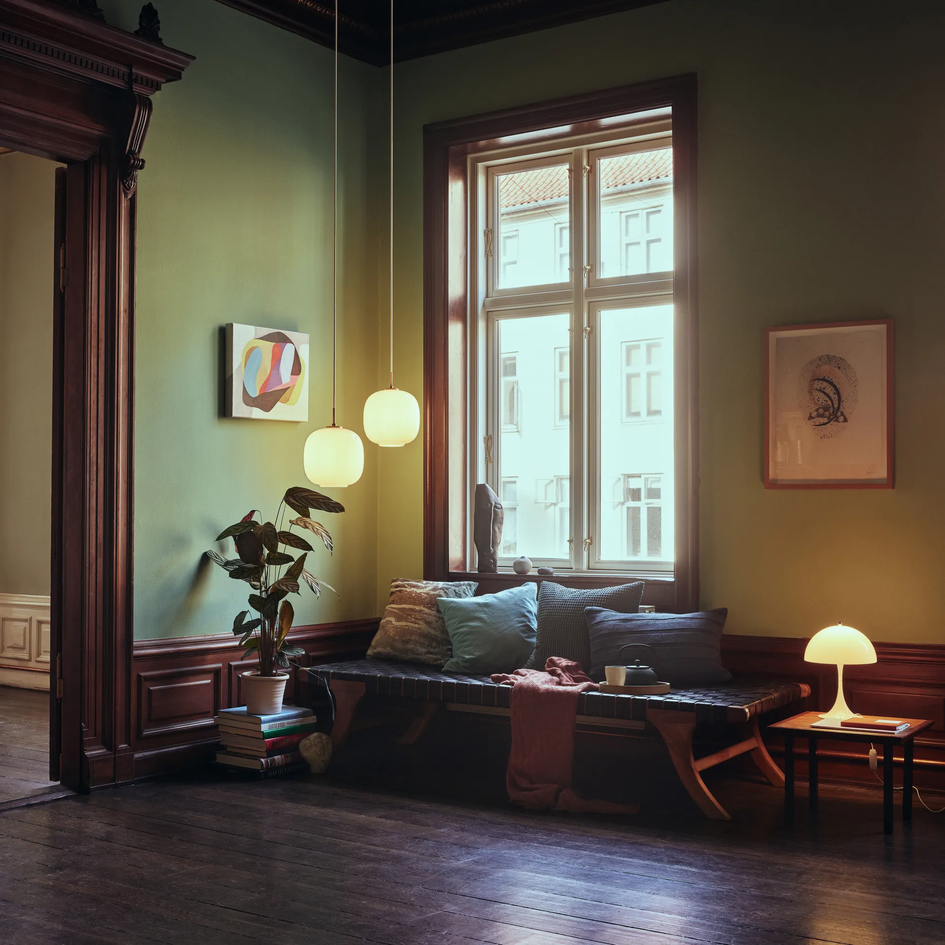 Lampe de table Panthella 250, Blanc opale Louis Poulsen