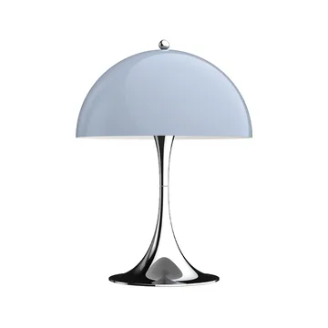 Lampe de table Panthella 250 - Bleu-gris opale-chrome - Louis Poulsen