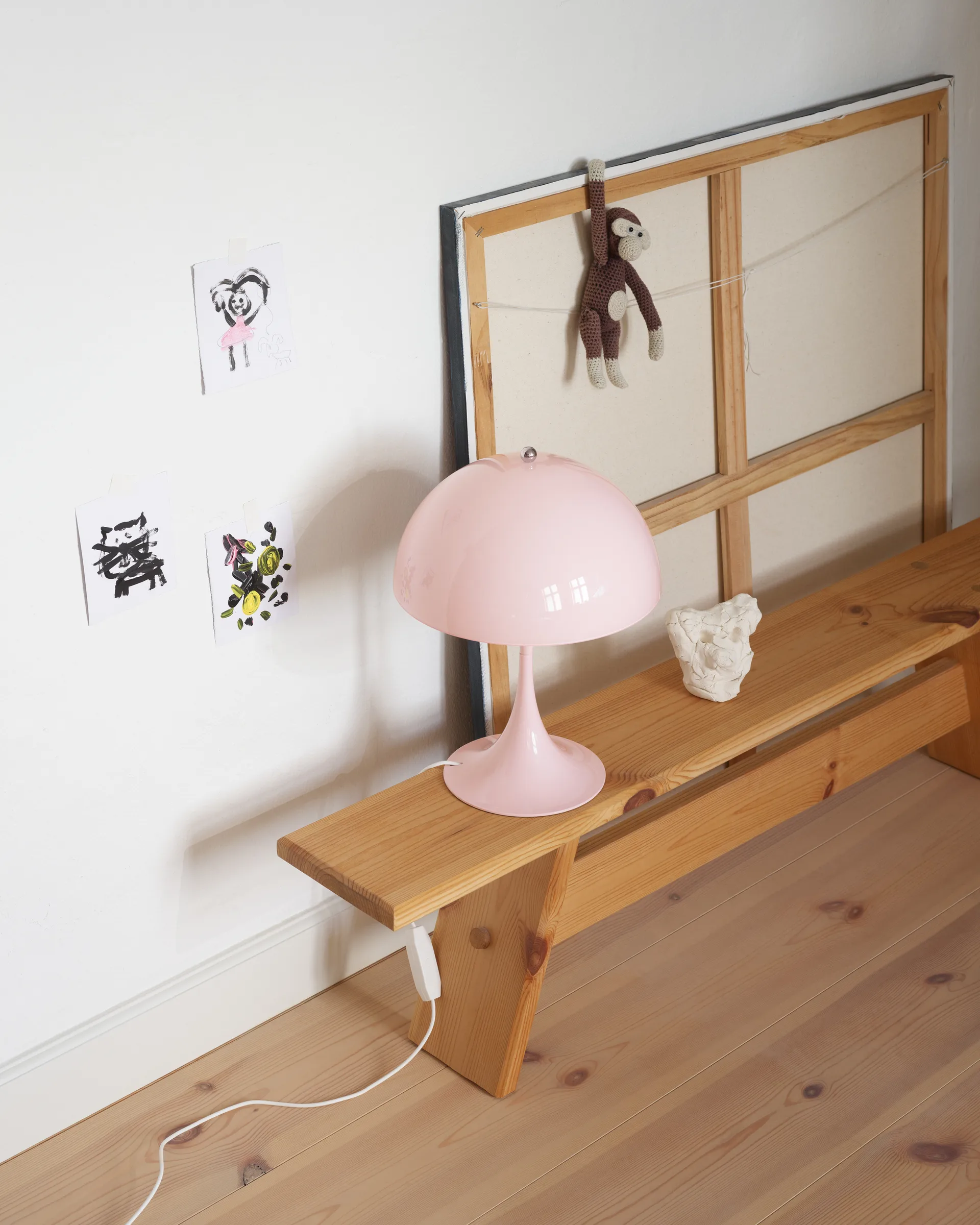 Lampe de table Panthella 250, Pale rose Louis Poulsen