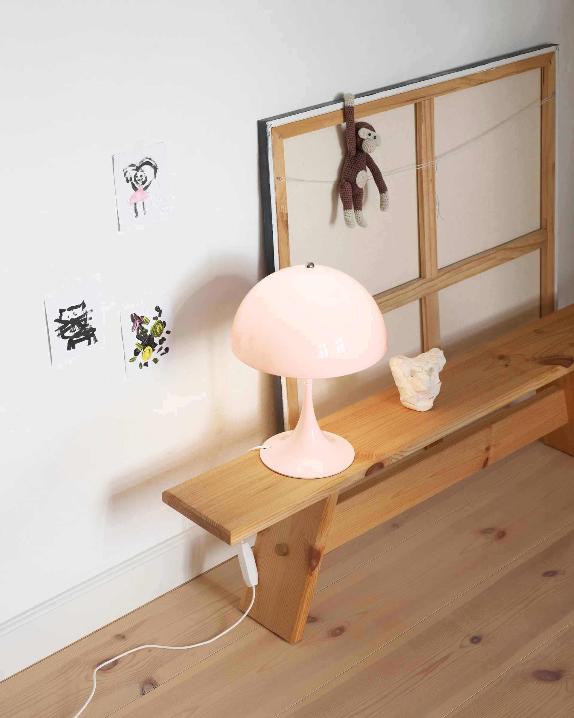 Lampe de table Panthella 250, Pale rose Louis Poulsen