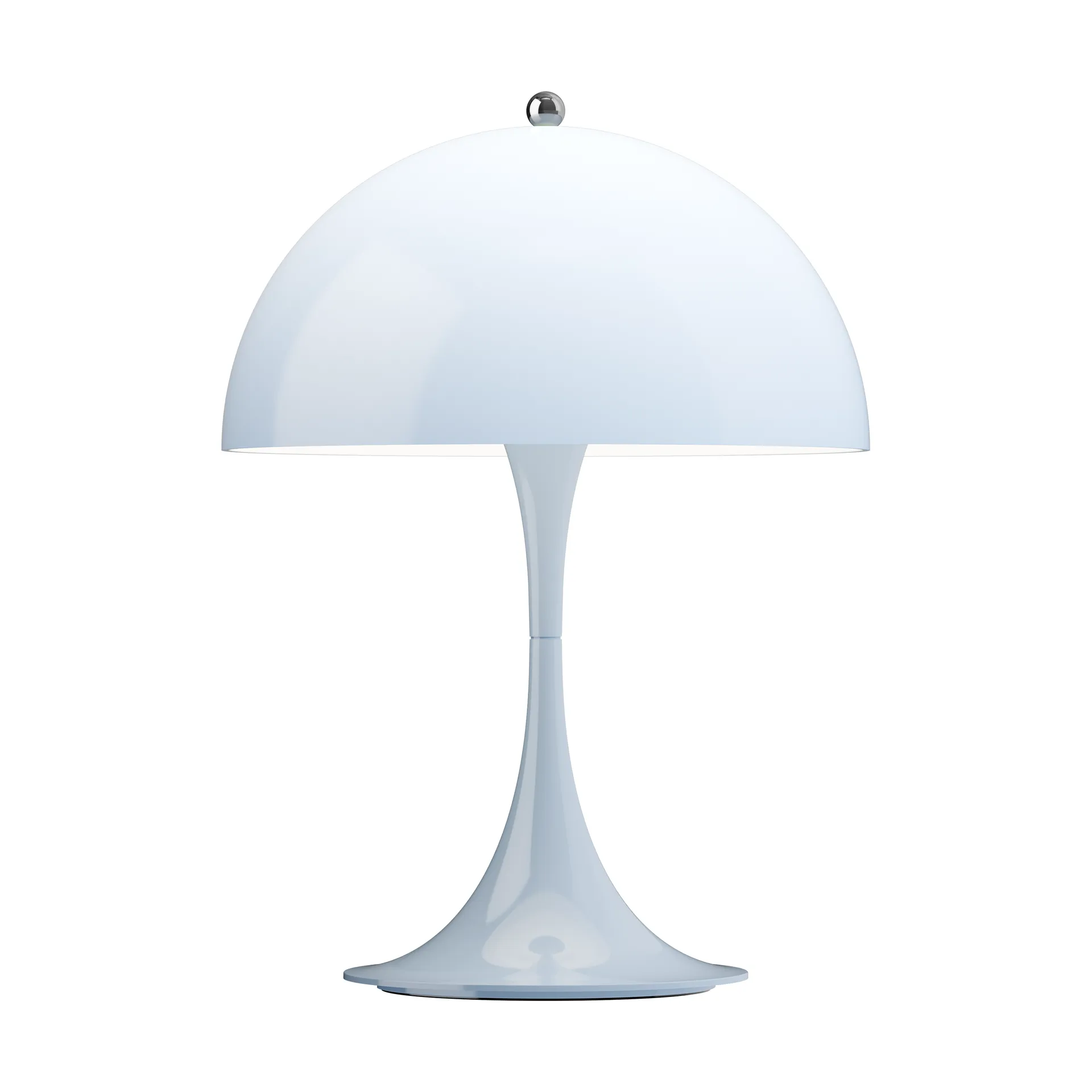 Lampe de table Panthella 250 Portable, Opal pale blue Louis Poulsen