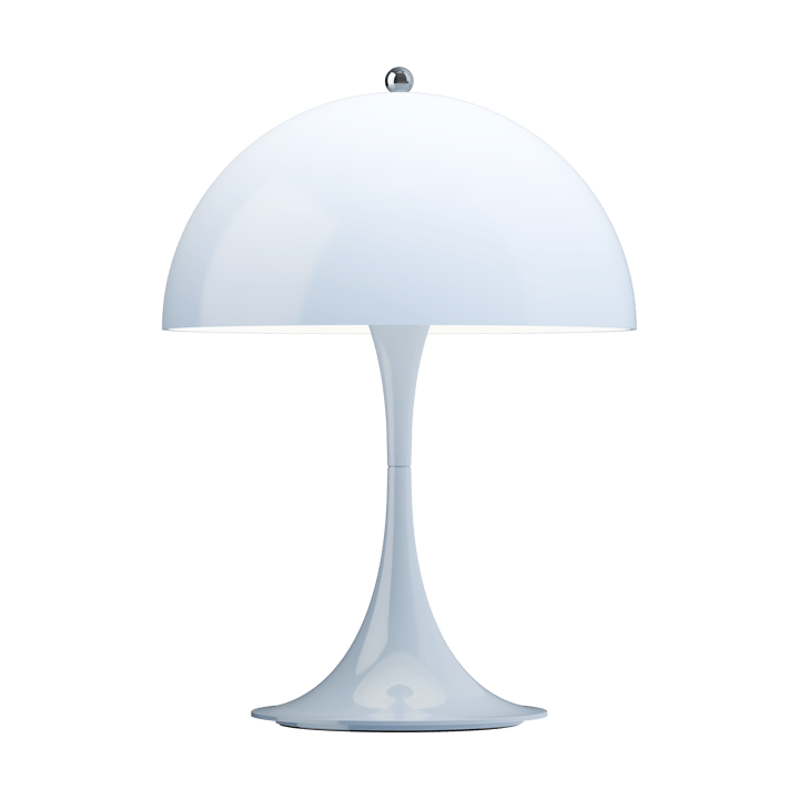 Lampe de table Panthella 250 Portable, Opal pale blue Louis Poulsen