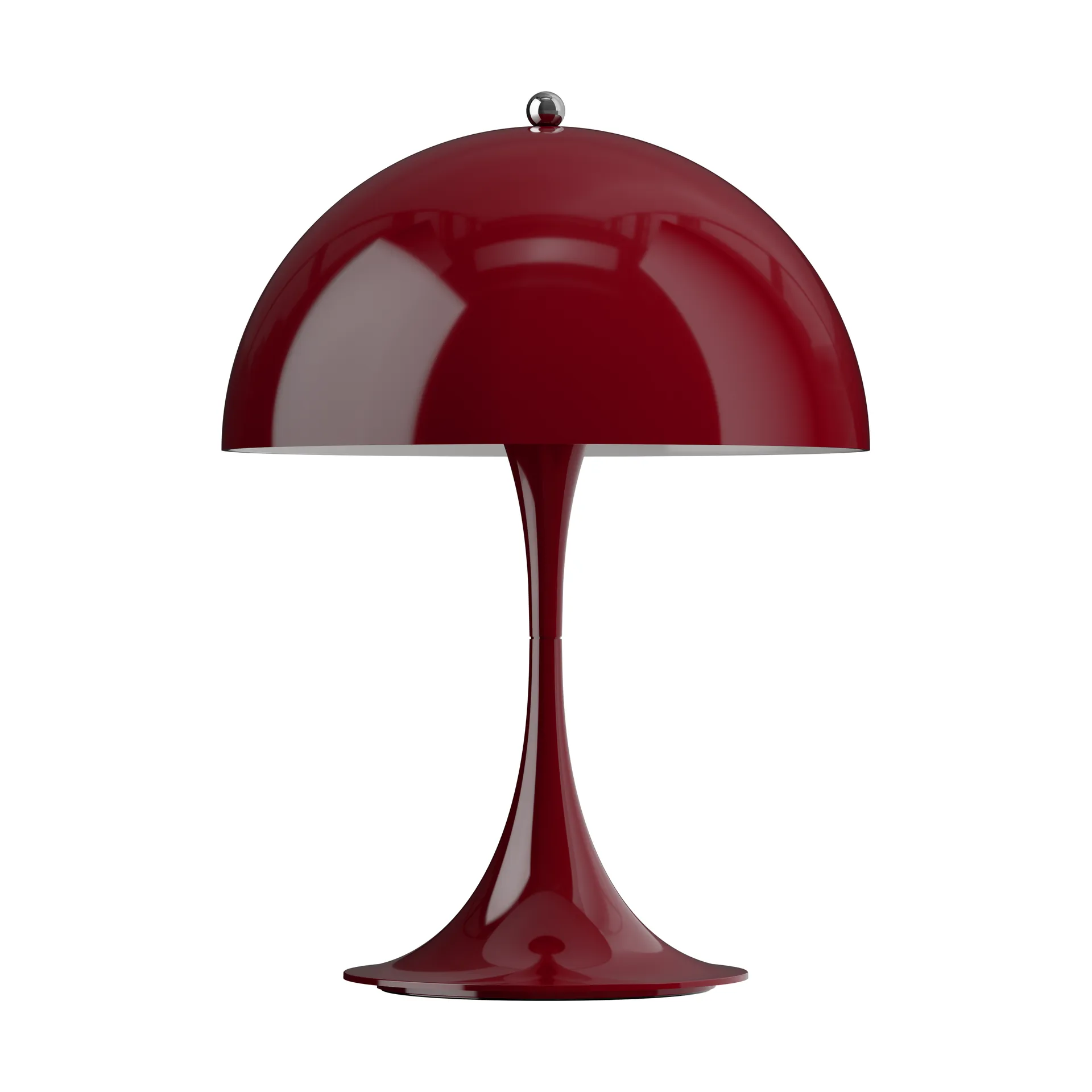 Lampe de table Panthella 250 Portable, Opaque burgundy Louis Poulsen